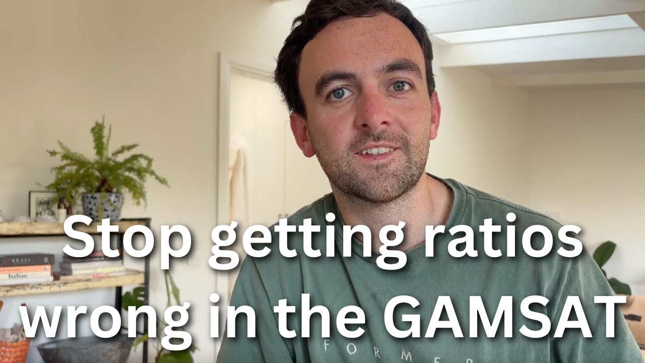 GAMSAT S3 | How To Solve Ratios & Divide Fractions Easily