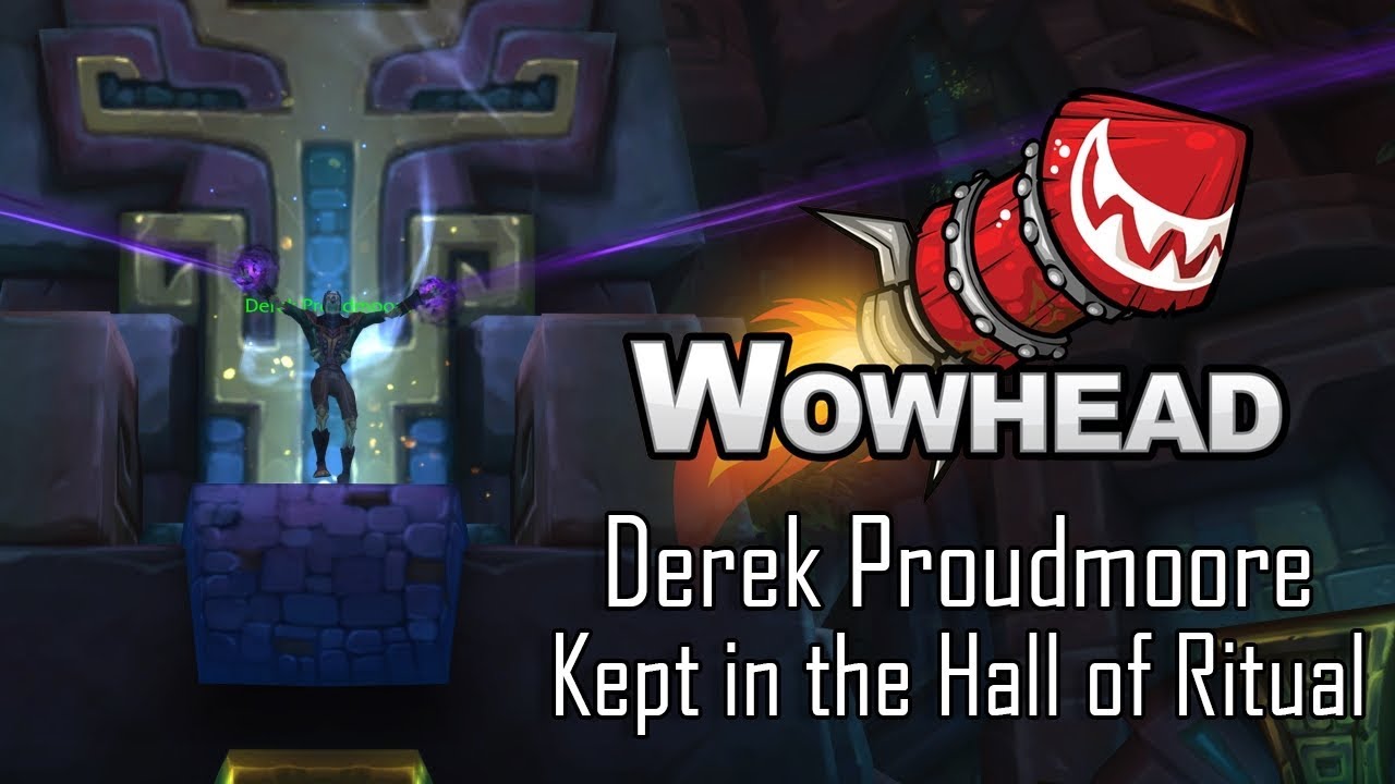 Derek Proudmoore Kept in the Hall of Ritual