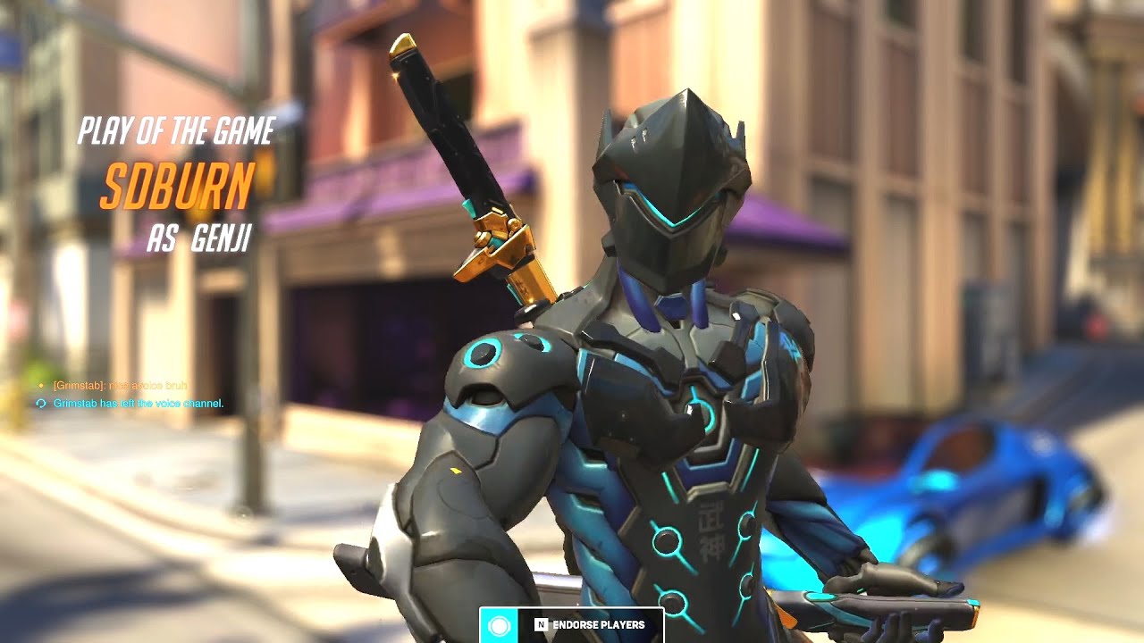 SDBURN INSANE GENJI MAIN - POTG! [ OVERWATCH 2 RANKED ]