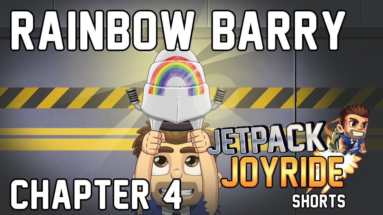 🌈РАДУЖНЫЙ БАРРИ🌈 - Шорты Jetpack Joyride - Глава 4 🚀💥 #JetpackJoyride #Halfbrick #JJSHORTS