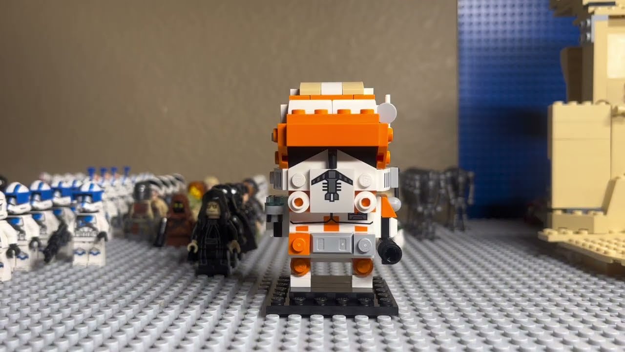 Building Captain Cody Brickhead! (Stop Motion)