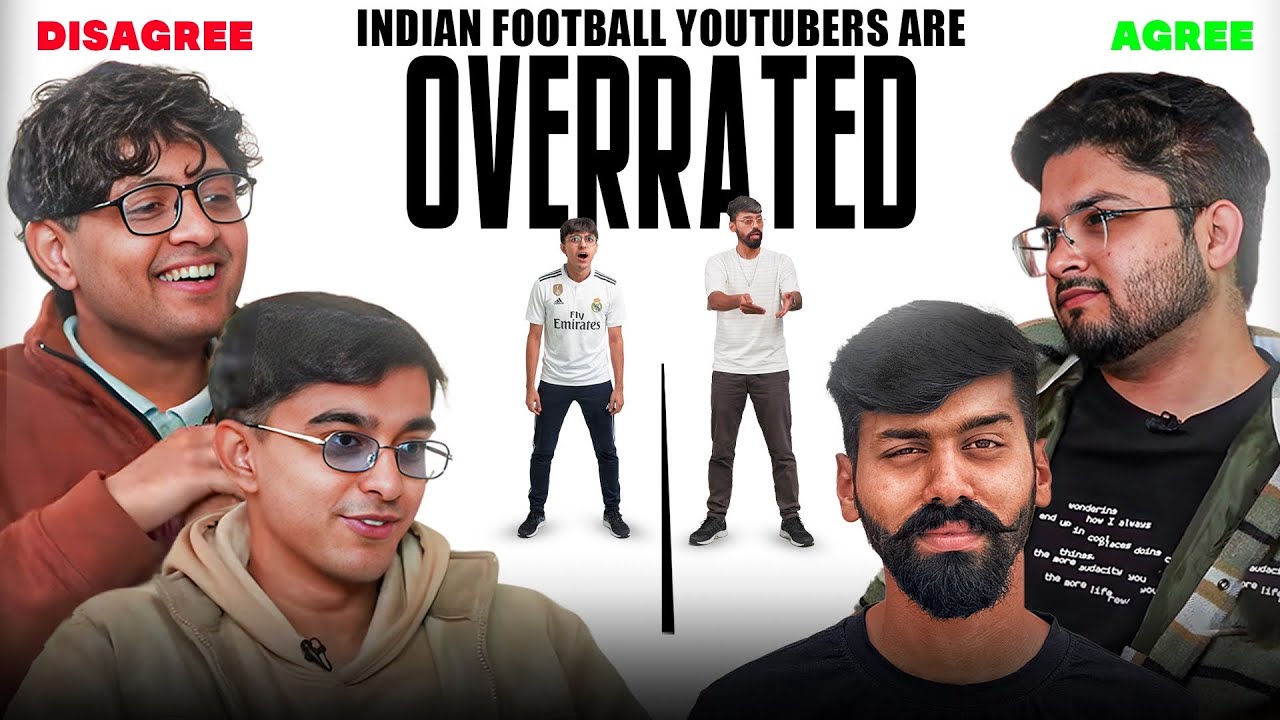 Indian Football Youtubers Are OVERRATED? Chaos Club Agree Disagree