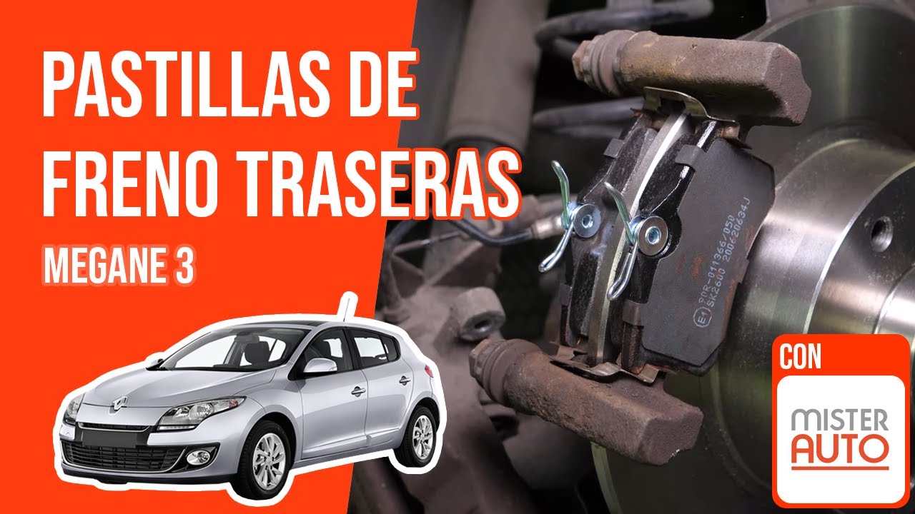 Cómo cambiar las pastillas de freno traseras Megane 3 🚗