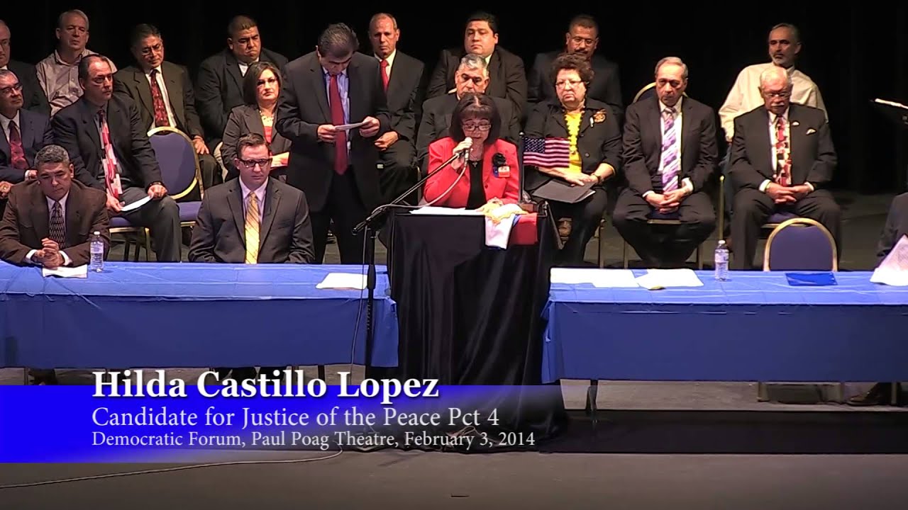 Hilda Castillo Lopez, Candidate for Justice of the Peace Pct 4