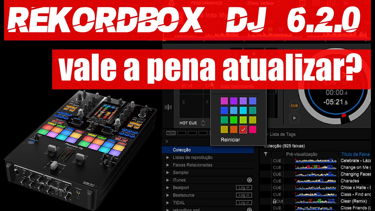 ☑️Rekordbox DJ 6.2.0 vale a pena atualizar?