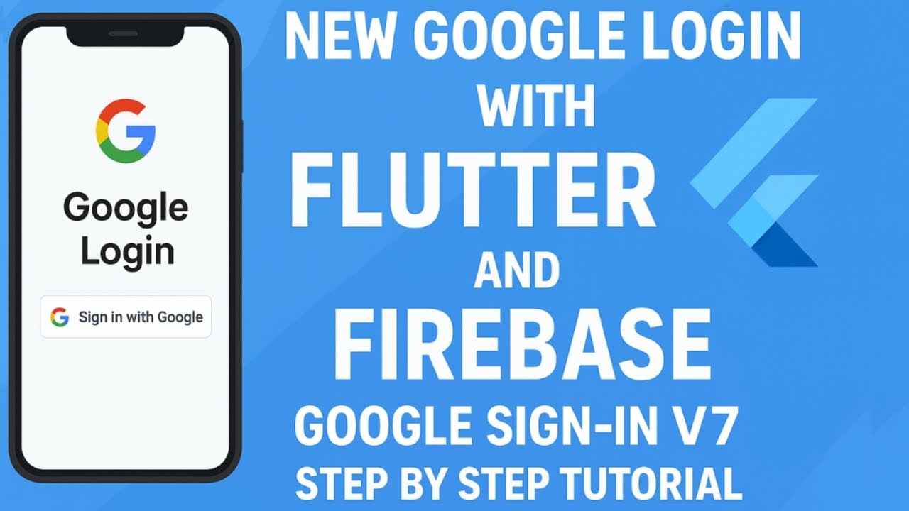 New updated Flutter Firebase Google Sign In Tutorial | Easy Google Login Setup