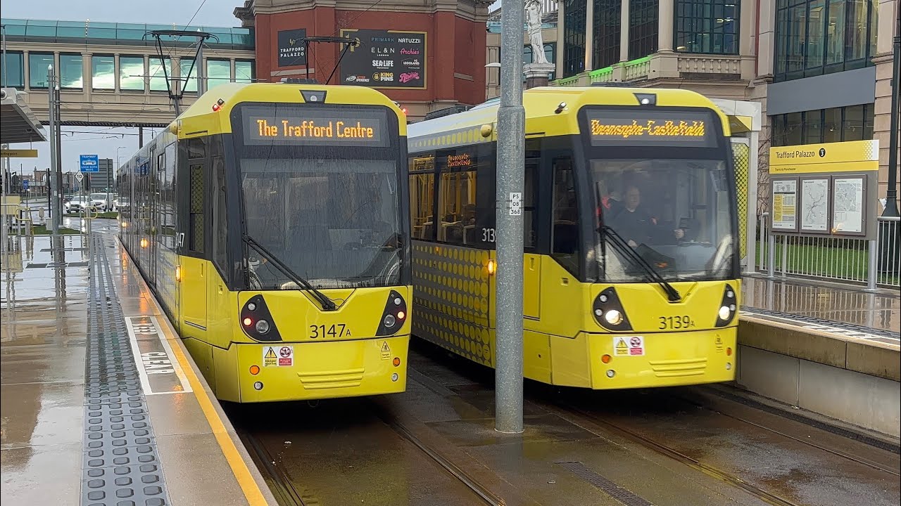 Tram-Spotting At Trafford Palazzo (06/02/26) | Manchester MetroLink (4K) 