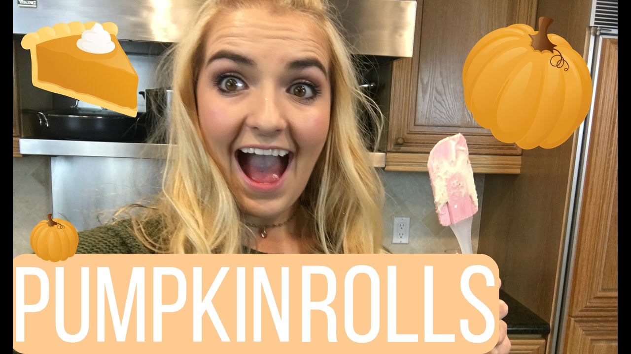 MY FAV FALL TREAT!! Pumpkin Rolls! | Rydel Lynch