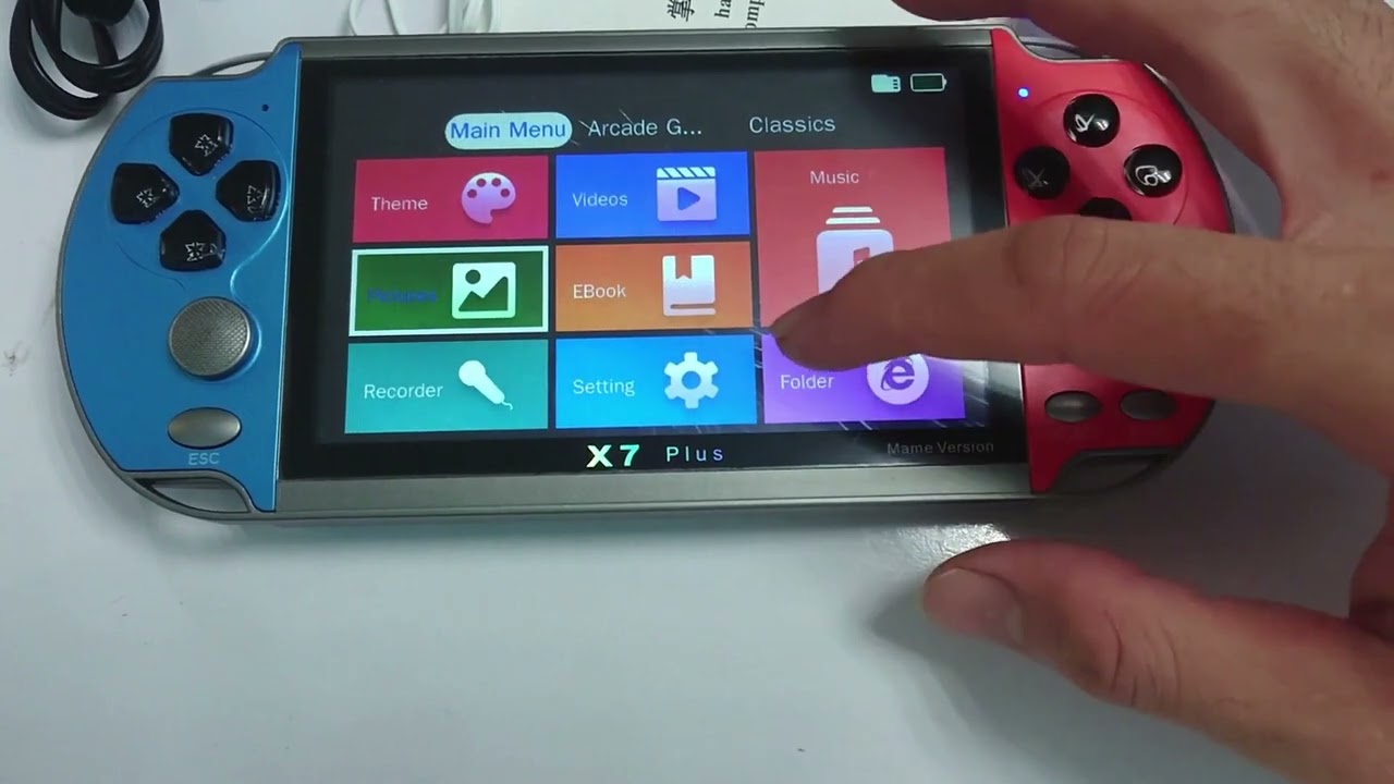 SMX7P | Hướng dẫn sử dụng máy chơi game cầm tay