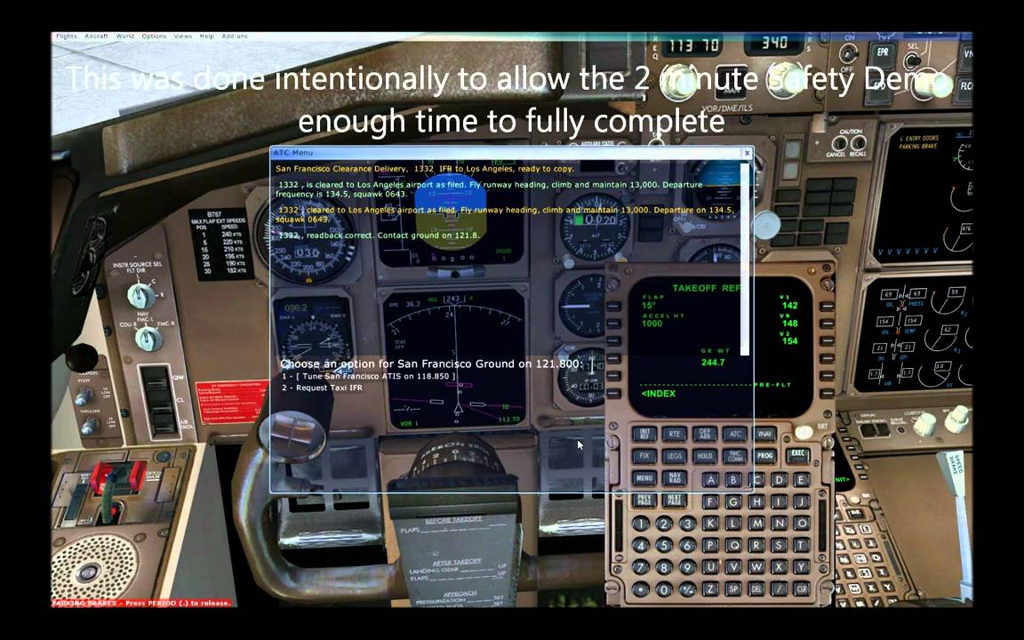 QualityWings 757 Tutorial: QWPAS Initialization
