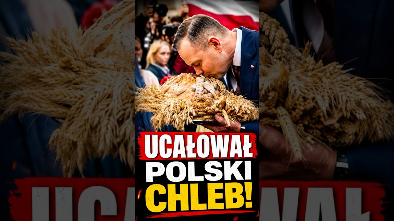 Karol Nawrocki kisses bread! Shocking footage takes the internet by storm! #poland #politics #naw...