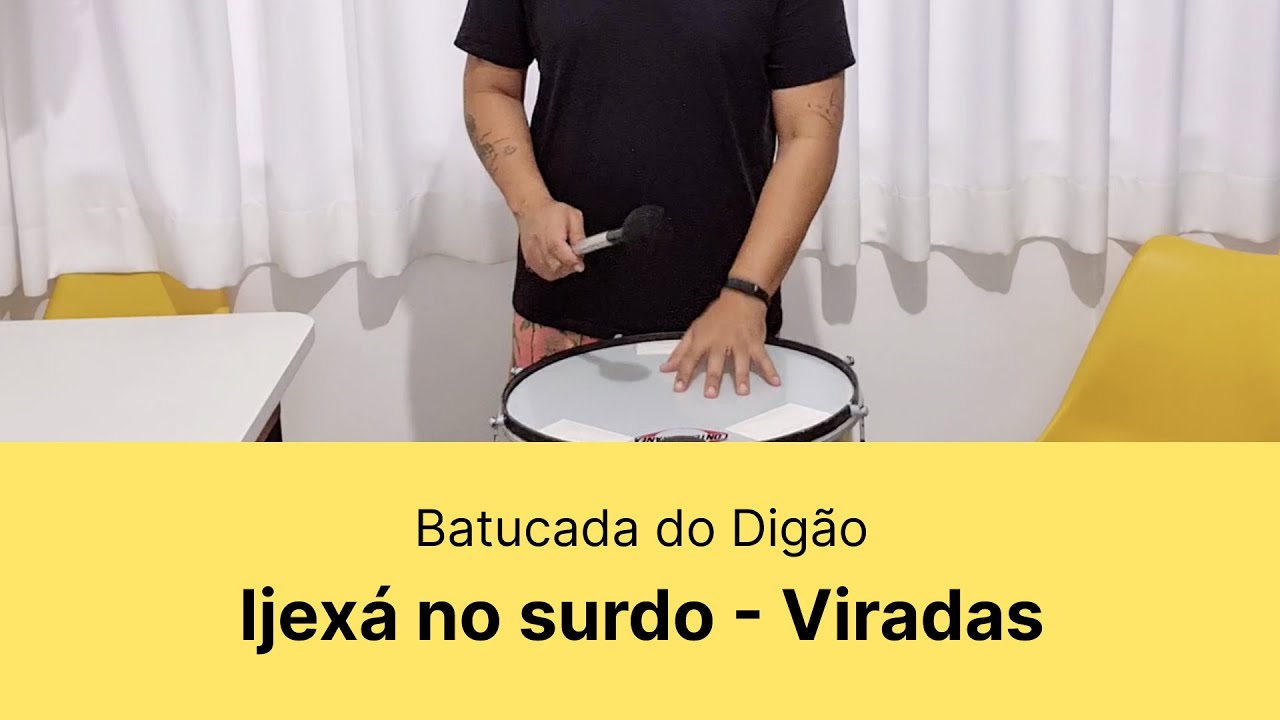 Ijexá no surdo - Viradas