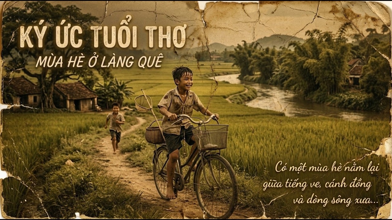 Tuổi Thơ Mùa Hè Ở Làng Quê Việt Nam | Ký Ức Tiếng Ve, Cánh Đồng Và Dòng Sông Xưa