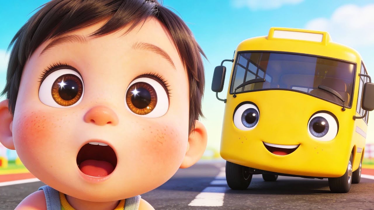 Wheels on the Bus 🚌 | Kids Can’t Stop Singing 😄 | Fun Bus Song for Kids