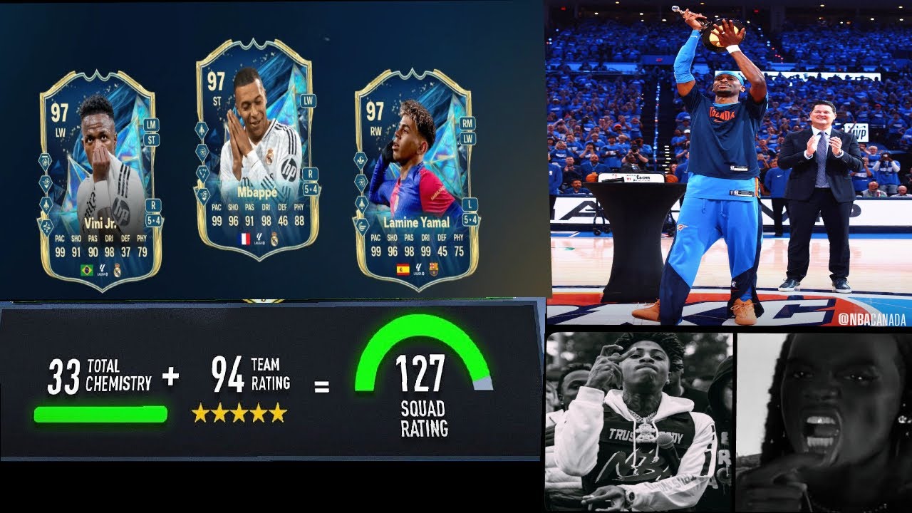 BEST TOTS 127 FUT DRAFT CHALLENGE #5 | REACTING TO SGA MVP + CARTI/ YOUNGBOY - FC 25 ULTIMATE TEAM