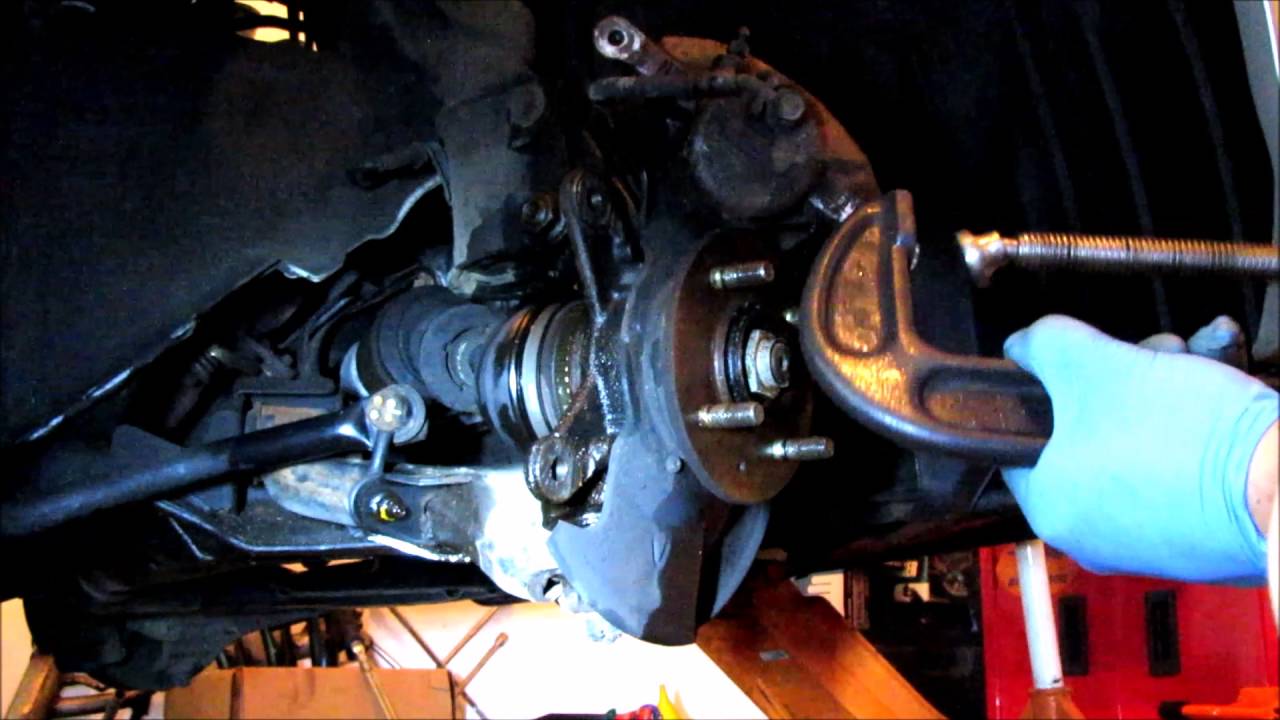 DIY: 2002 Honda Civic SI EP3 front brake replacement/upgrade.  Drilled and slotted ceramic pads