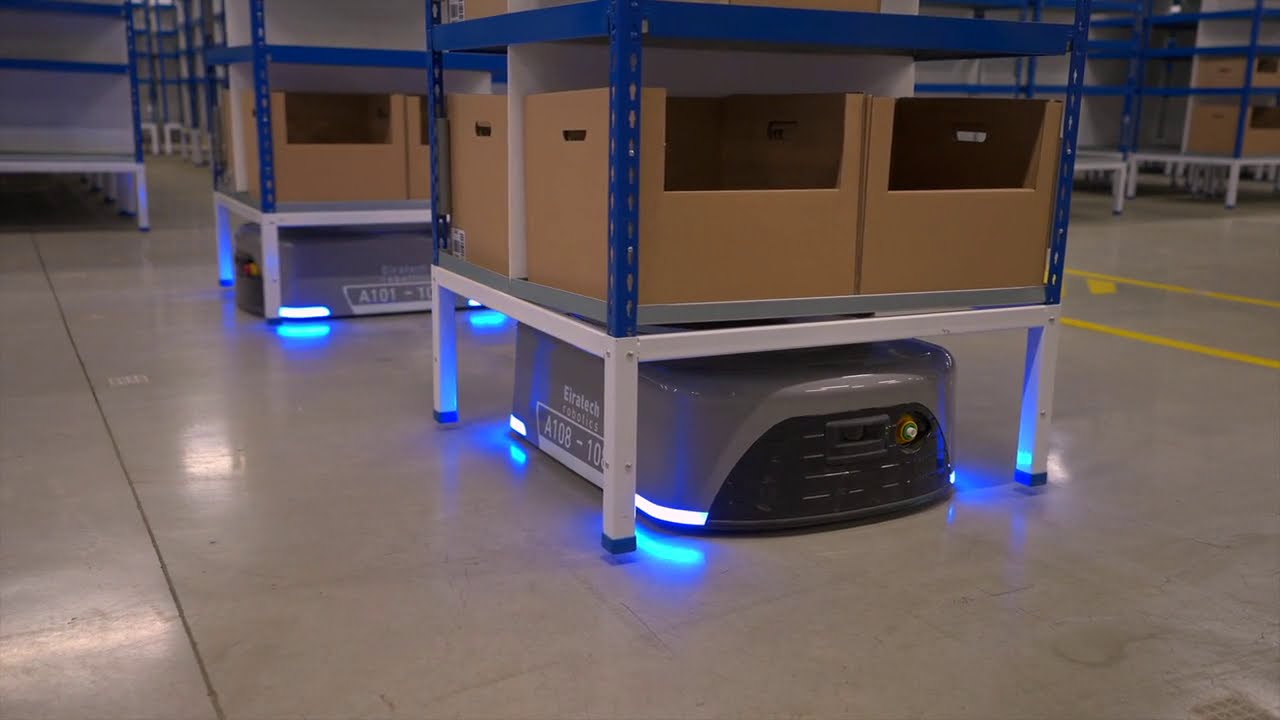 ID Logistics Benelux - Eirabot (Eiratech) Goods-to-Men picking robot