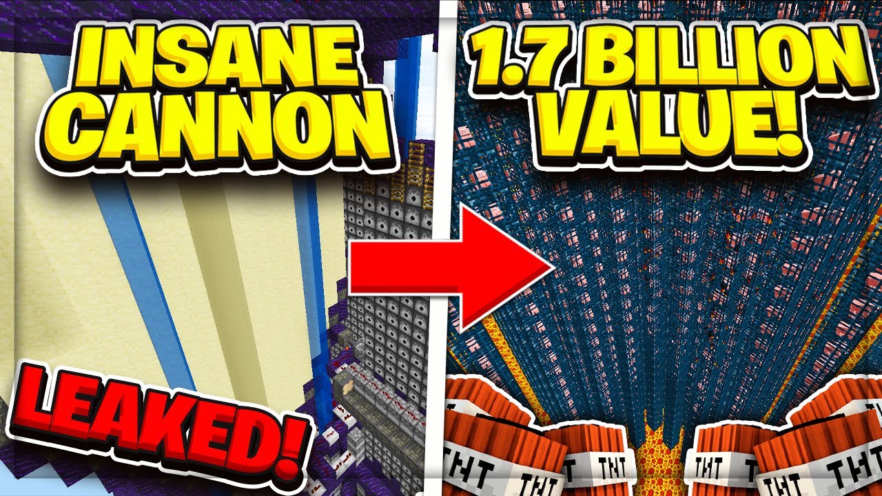 Insane Cannon LEAKED! *1.7 Billion Raid* | Minecadia Factions