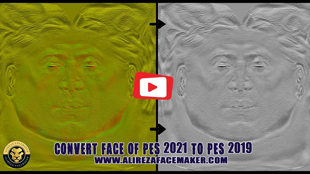 convert face of pes 2021 to pes 2019