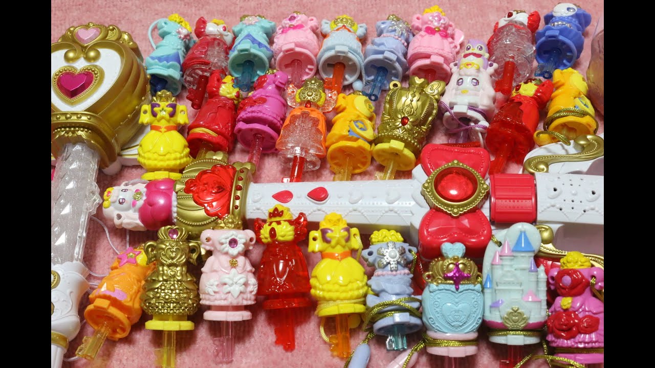 ドレスアップキー28本 Go!プリンセスプリキュア スカーレットバイオリン クリスタルプリンセスロッド プリンセスパフューム 食玩 ガシャポン おもちゃ アニメ