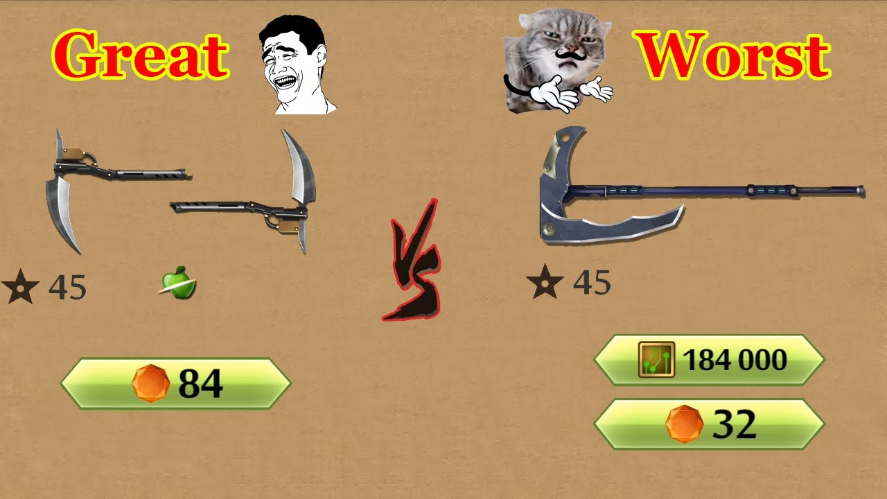 Shadow Fight 2 || Great vs Worst Lv 45 「iOS/Android Gameplay」