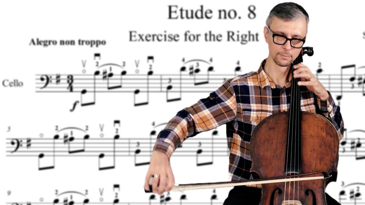 S. Lee Cello Etude No. 8 | Melodic and Progressive Studies Op. 31 | Play with Cello Teacher