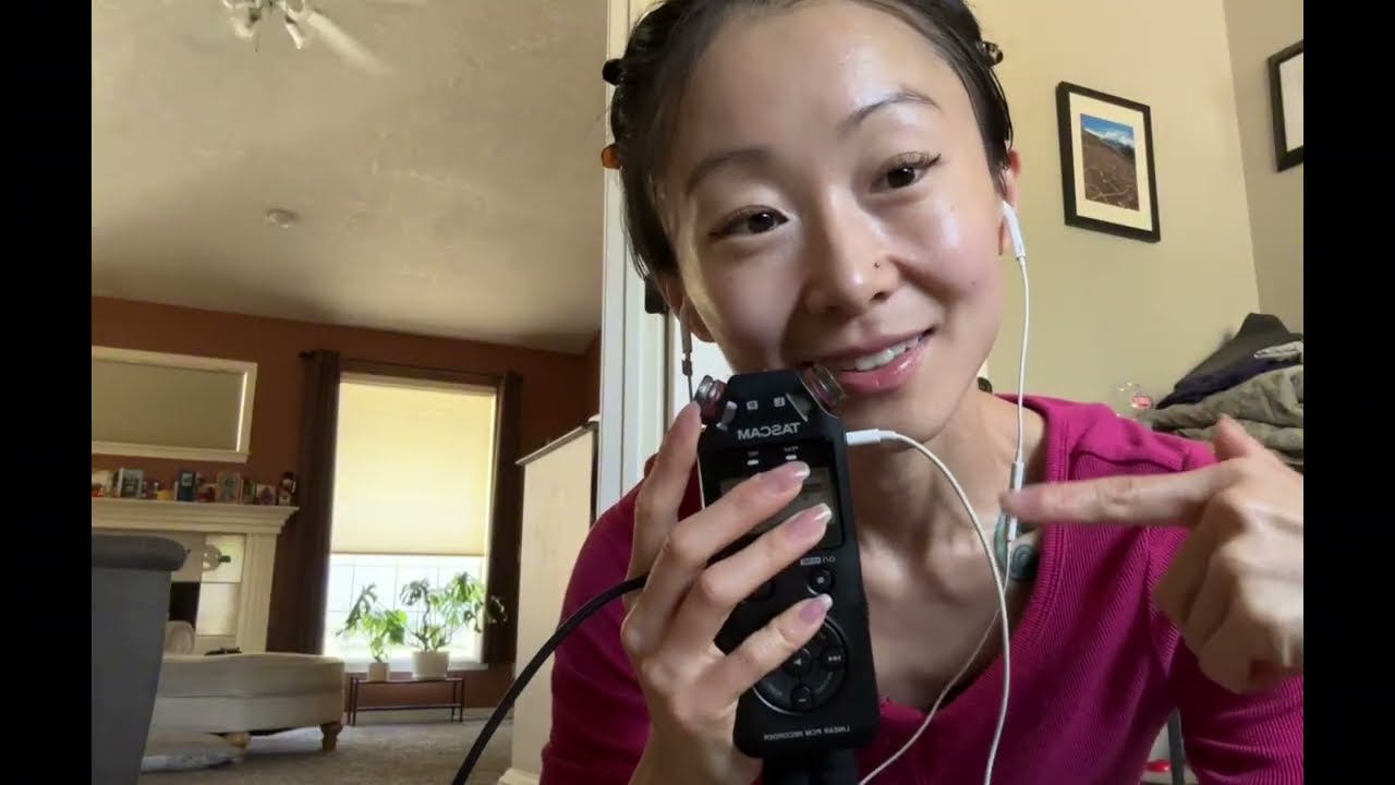ASMR | ✨ Tascam Rambles and Update (close up whispers and mic touching) 