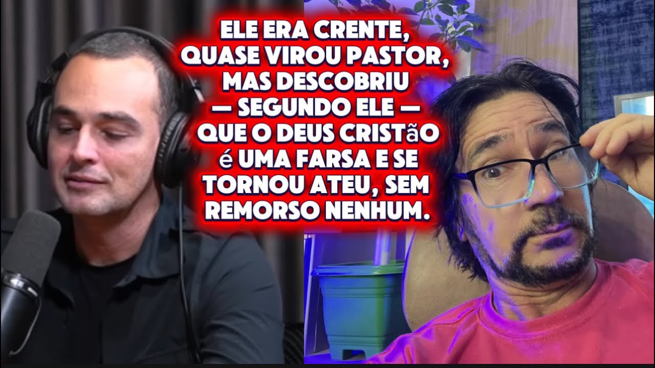 EX-CRENTE: Quando descobriu que o Deus cristão é uma farsa, ele bateu em retirada e virou ateu.