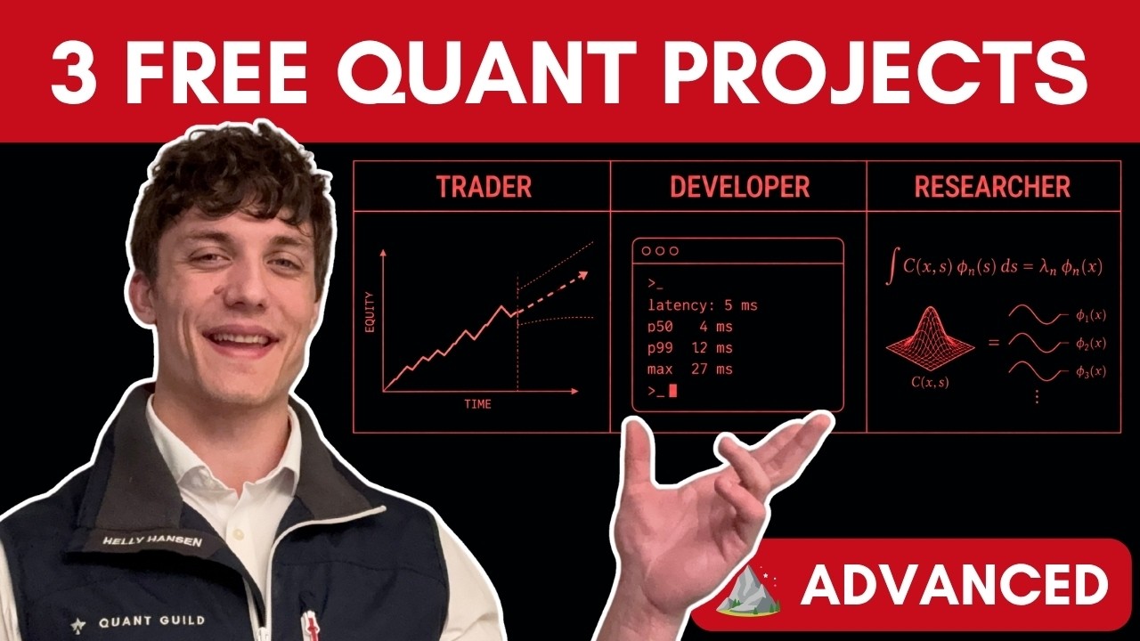 Projects to Help you Become a Quant (Advanced)