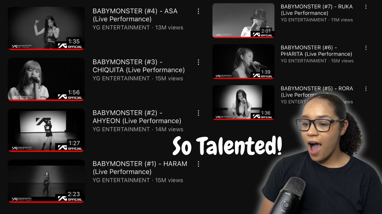 Reacting To BABYMONSTER For The First Time! Live Performances 1-7 (I Found My Biases) 😁😁| Tianna B
