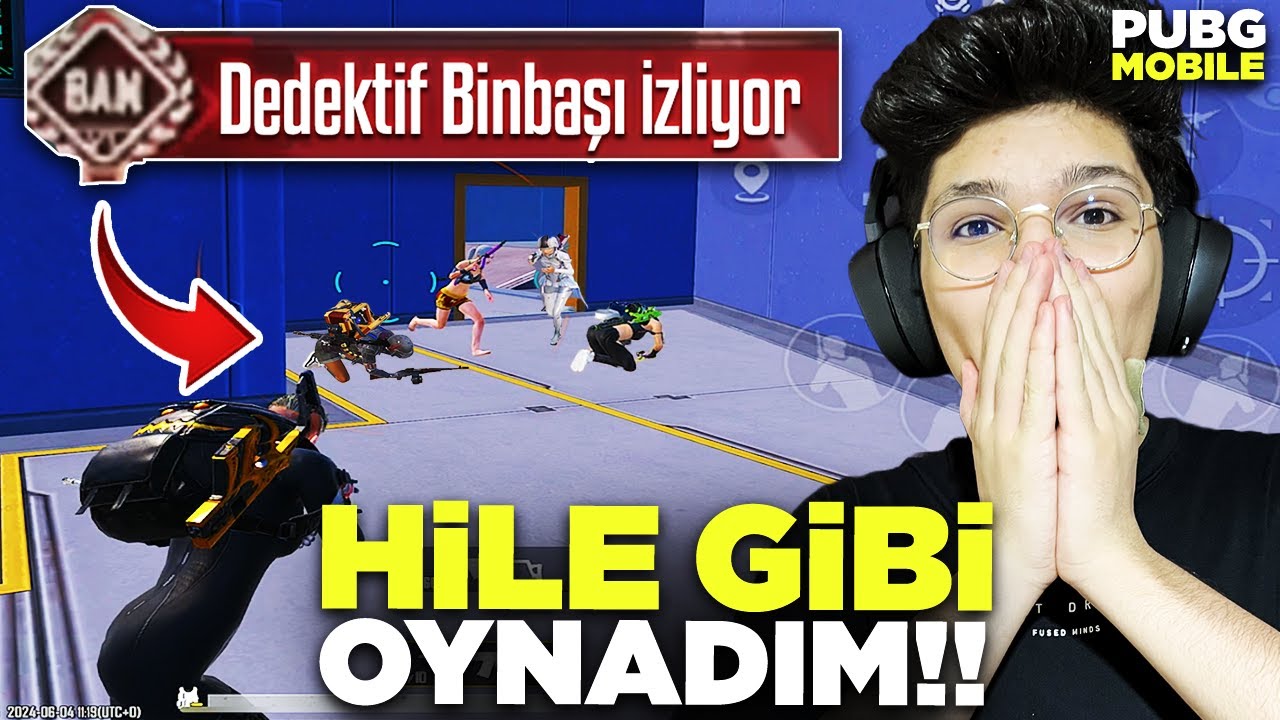 HİLE GİBİ OYNADIM! BAN YİYORDUM! - PUBG MOBİLE