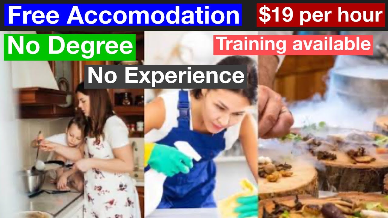 Live in Nanny, Housekeepers & Cooks Needed In Canada. Free Accommodation. No Experience/Education.