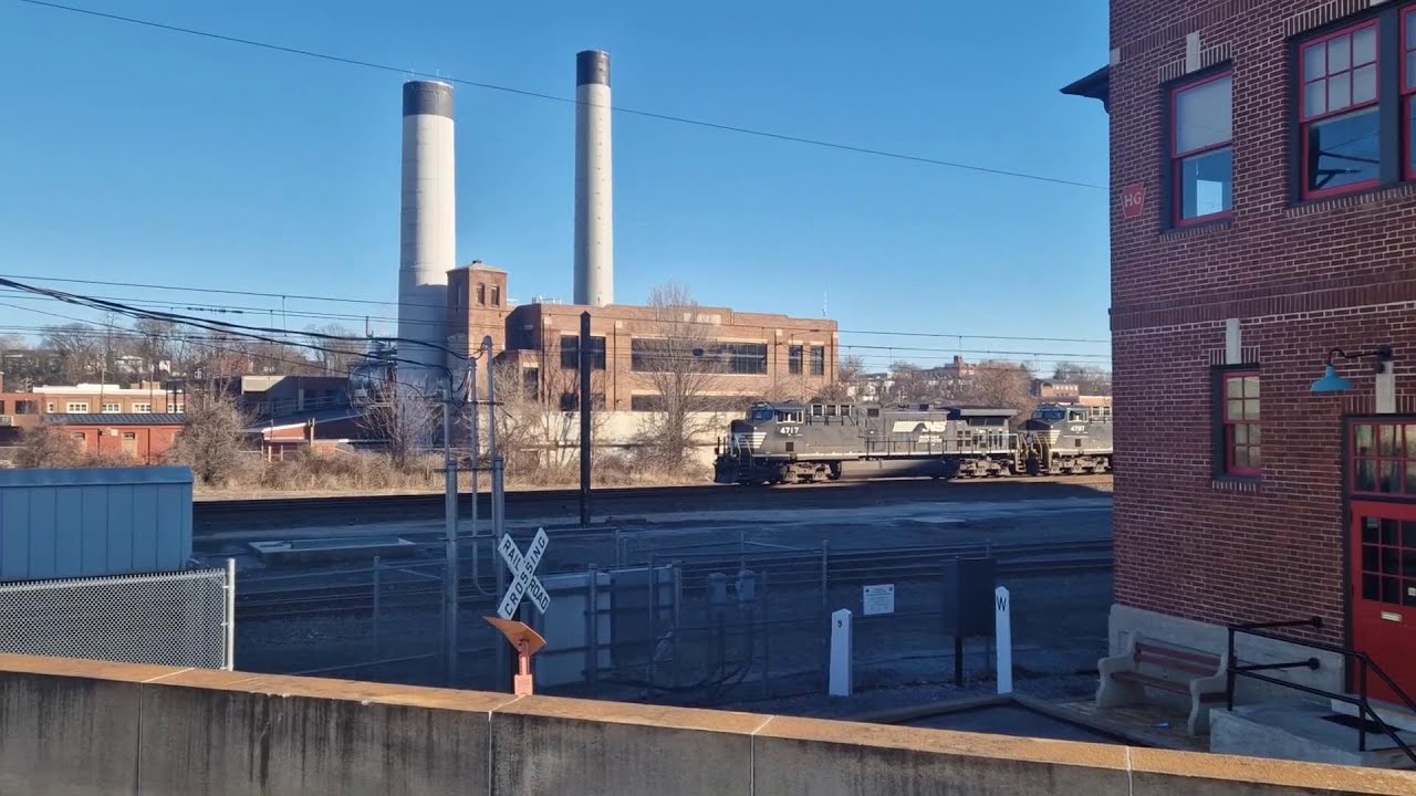 Former Pennsylvanian Railroad train yard and switching tower in Harrisburg Pennsylvania.