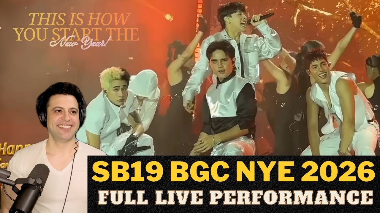 SB19 | Реакция на первое выступление | Полное живое выступление BGC в новогоднюю ночь 2026