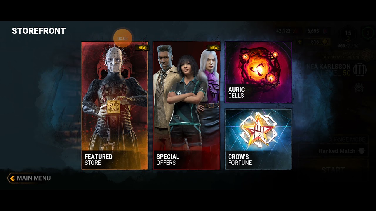 buying pinhead in dbd mobile