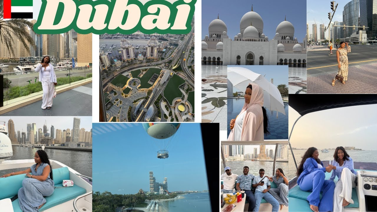 LES ENDROITS A VISITER A DUBAI| ABU DHABI MOSQUEE, THE PALM JUMEIRAH, DUBAI MARINA BOAT RIDE #dubai