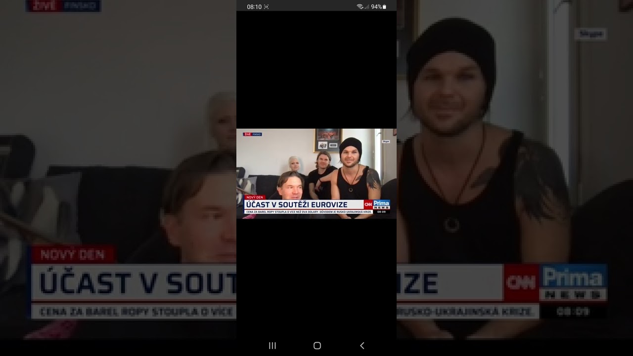 The Rasmus | Live on CNN Prima News | from 22.02.22 | Jezebel