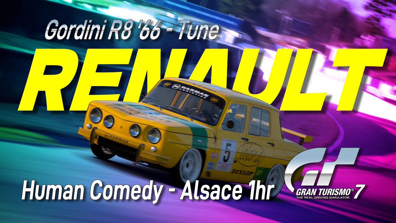 GT7 - Human Comedy Alsace 1hr tune - Renault Gordini R8 '66