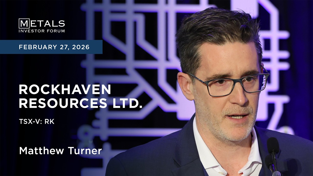 Matthew Turner of Rockhaven Resources presents at Metals Investor Forum in Toronto | February 2026