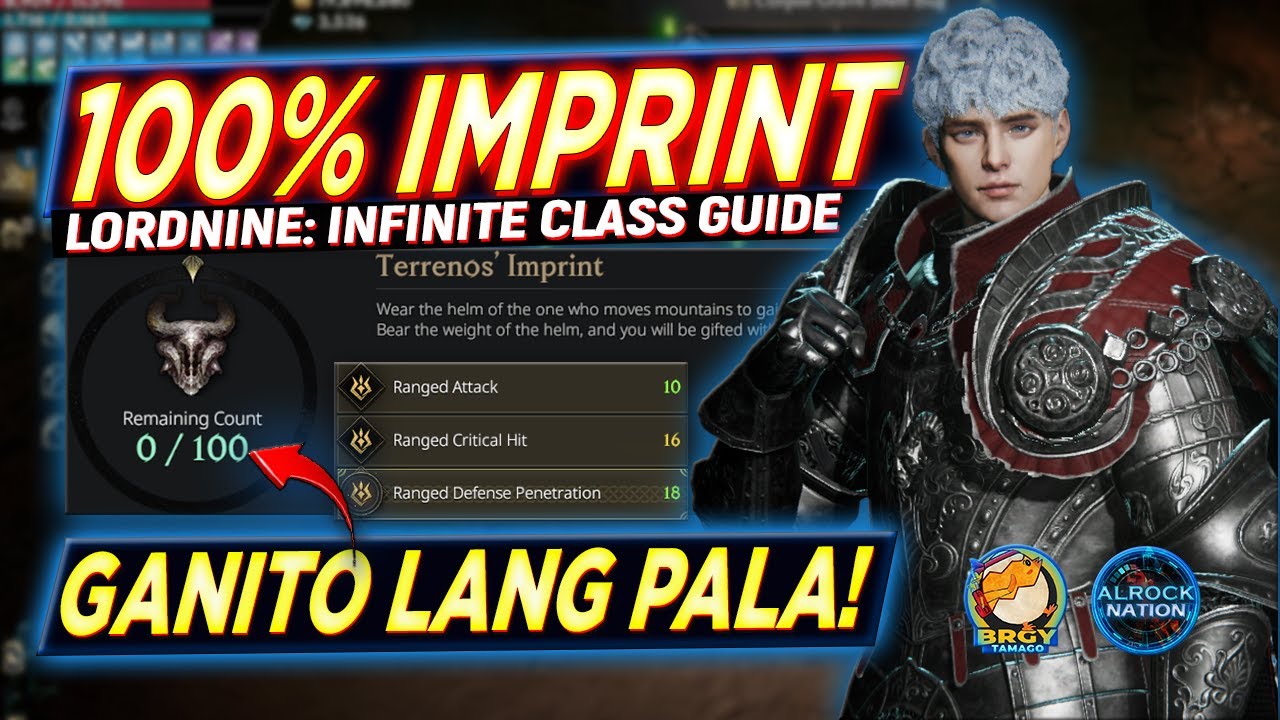100% IMPRINT! | LordNine: Infinite Class Best Guide Add Combat Power (Tagalog)