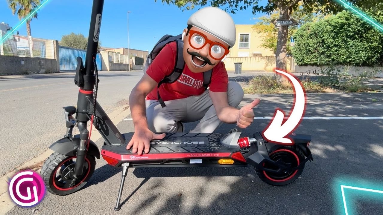 J’ai trouvé la PLUS confortable des trottinettes électriques ! (Evercross A1)
