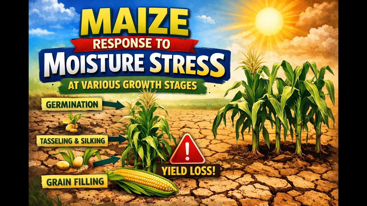 Maize Response to Moisture Stress at Various Growth Stages