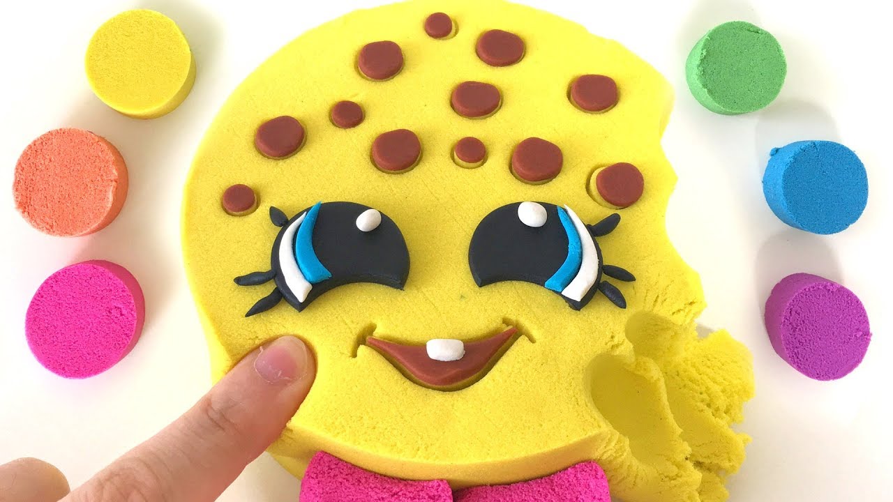 Shopkins Kooky Sand Art DIY Kinetic Sand Mad Matter Play-Doh Sand Clay Recipe - CLAY ART TV