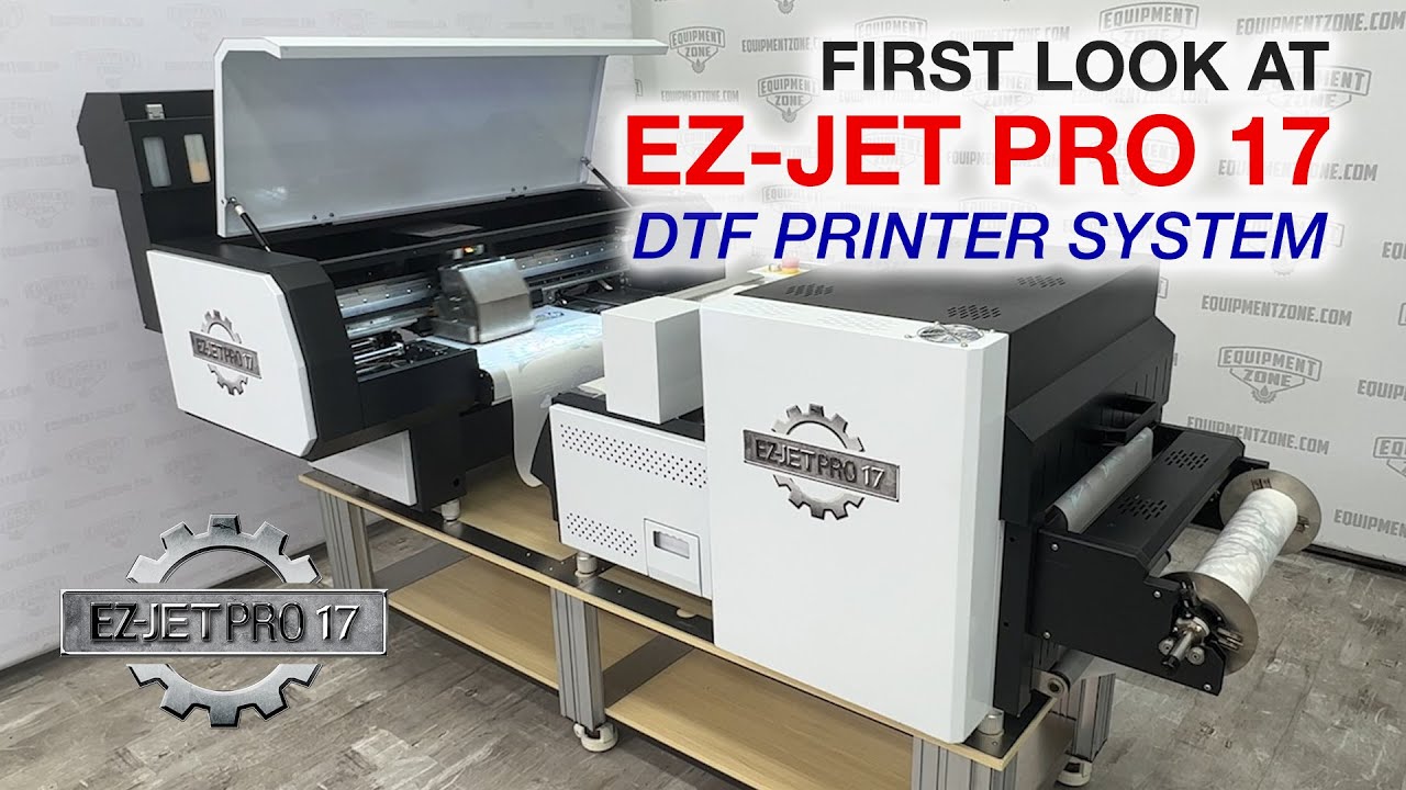 First Look: The EZ-JET PRO 17 DTF Printer & Powder/Shaker/Dryer System