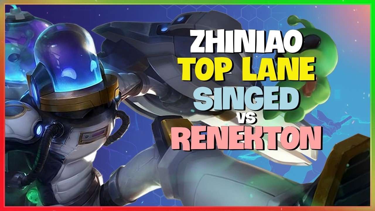 Rank 1 Singed : This Dude is CRUSHING Renekton on the CN Super Server