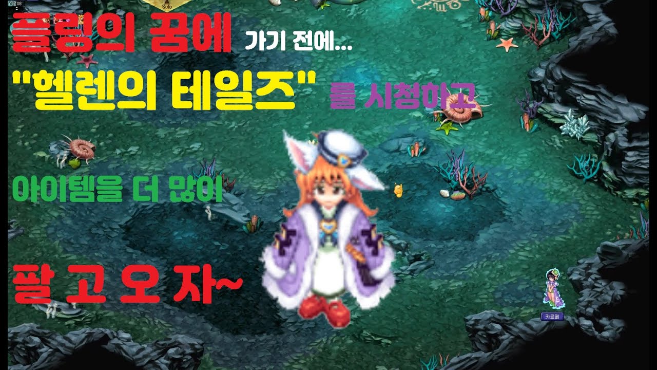 테일즈위버 하이아칸 서버 헬렌입니다 플링의꿈에 대하여 자세히 알아봅시다~ 나름의 노하우?ㅋ