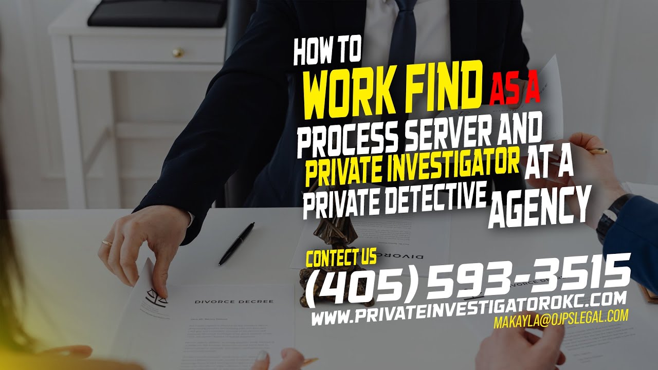 Career Guide: Joining a Private Detective Agency as a Process Server and Investigator