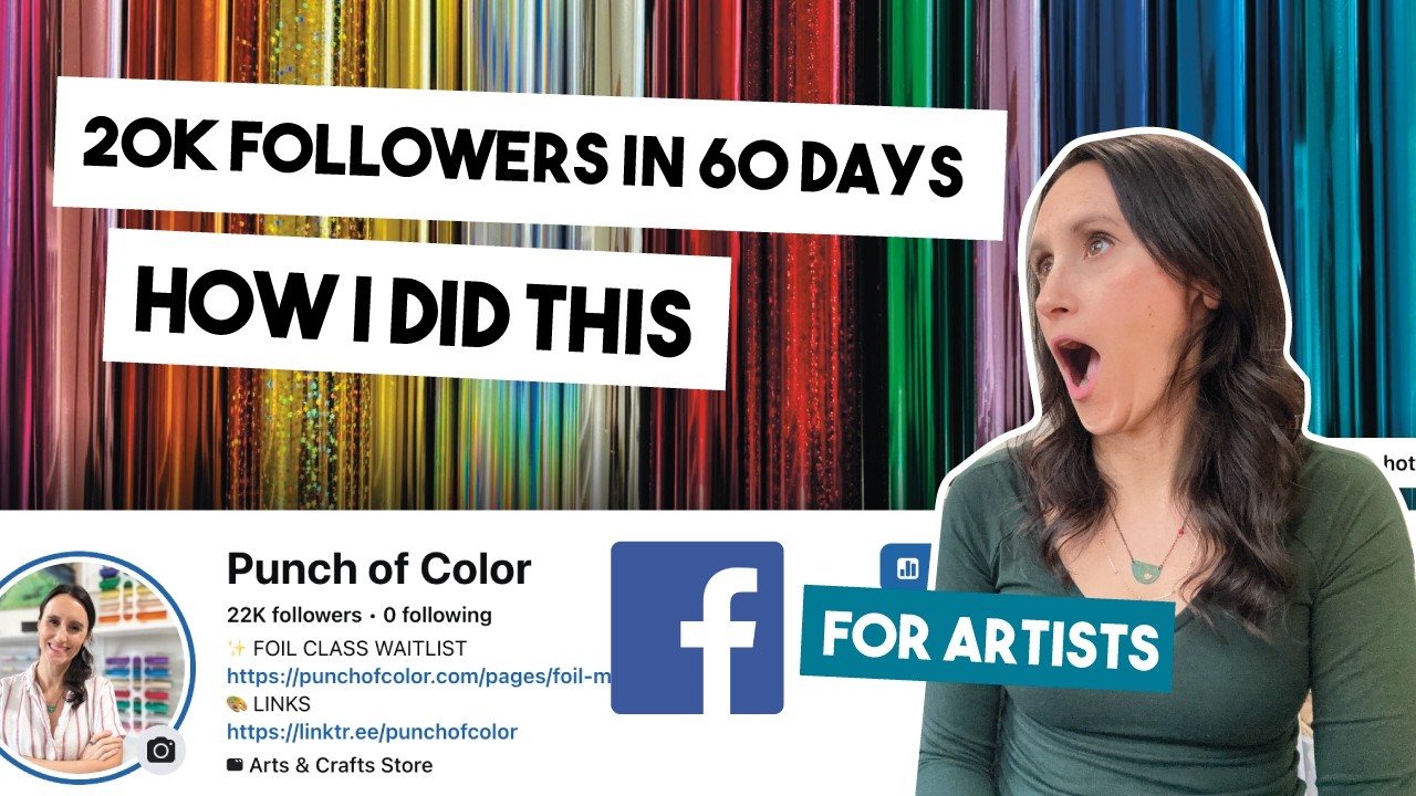 How My Facebook Grew to 20K Followers in 60 Days | Social Media Tips for Artists & Handmade Sellers