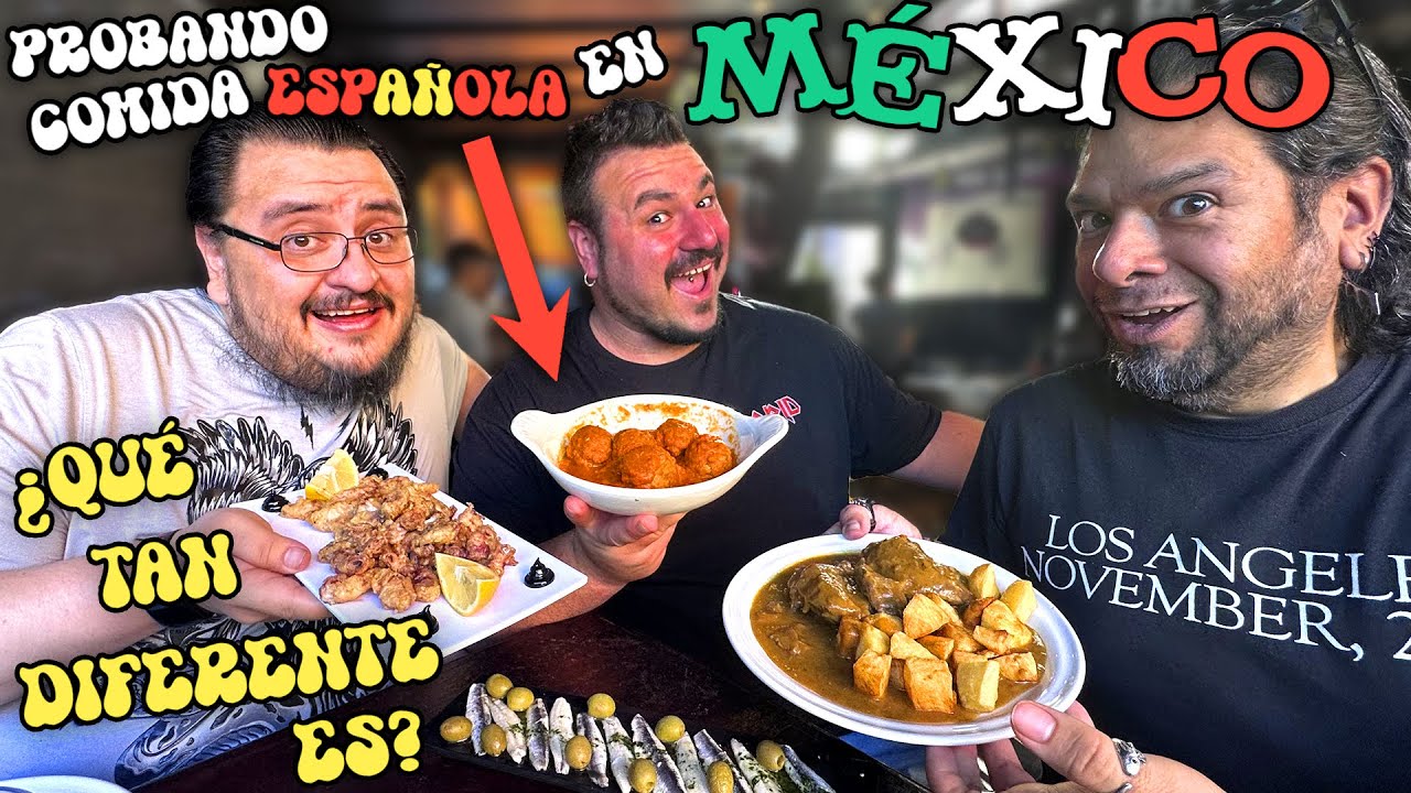 COMIENDO EN UN RESTAURANTE ESPAÑOL EN MEXICO ¿Qué TAN diferente es? 🔥