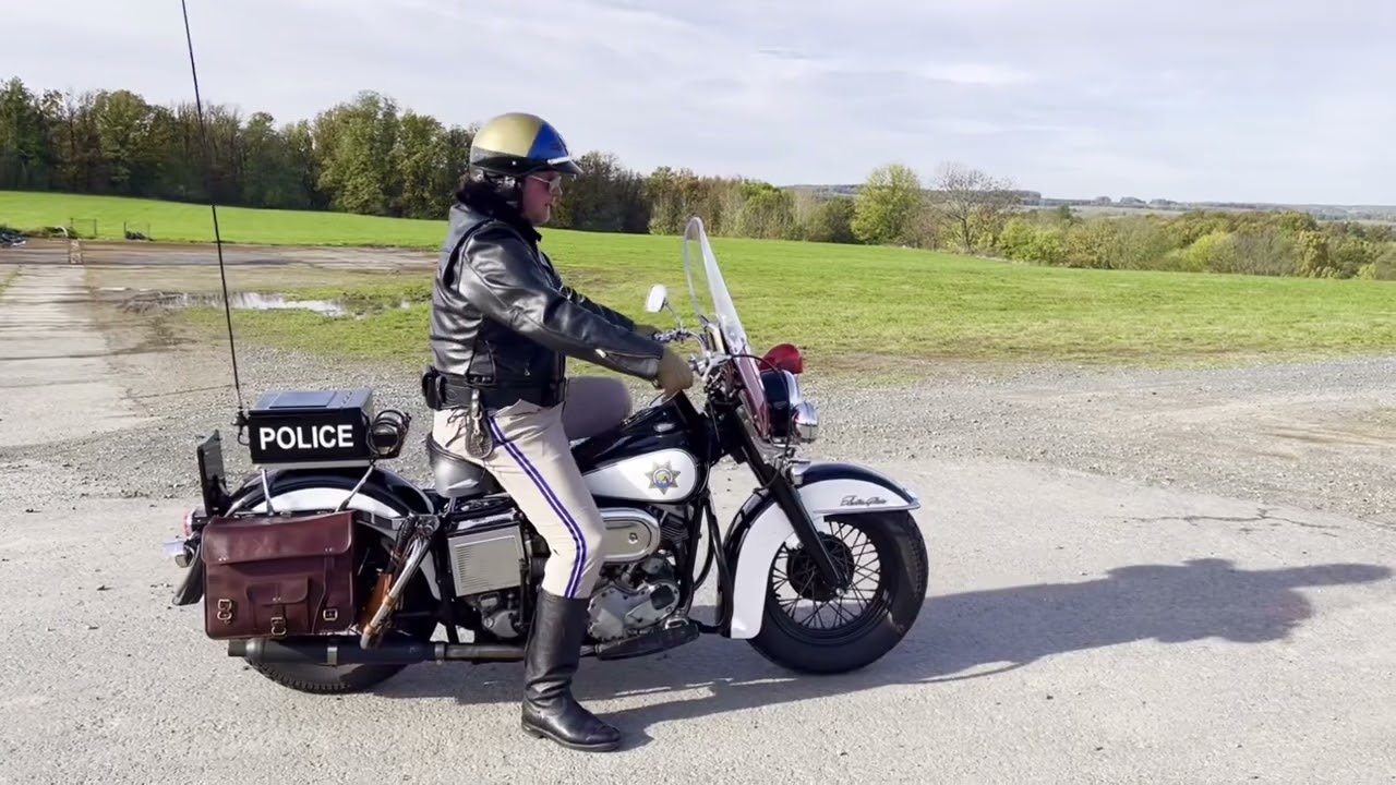 Harley Davidson Police 67’ Shovelhead from San Francisco CHP